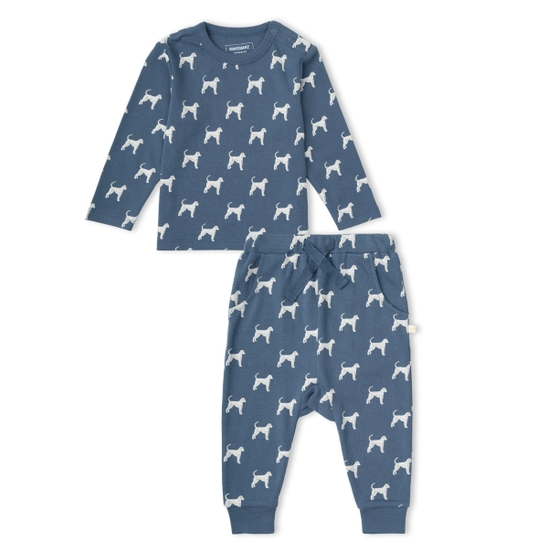 Dog Long Sleeve Tee + Pant Set