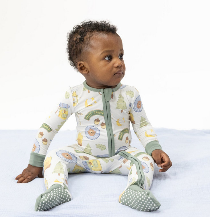 Camping Blue - Convertible Romper