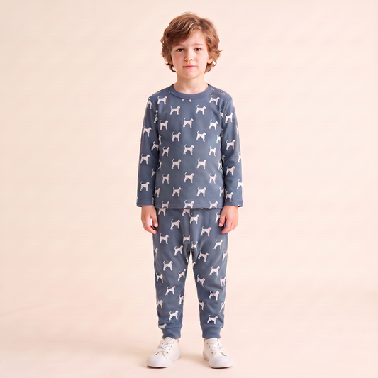 Dog Long Sleeve Tee + Pant Set