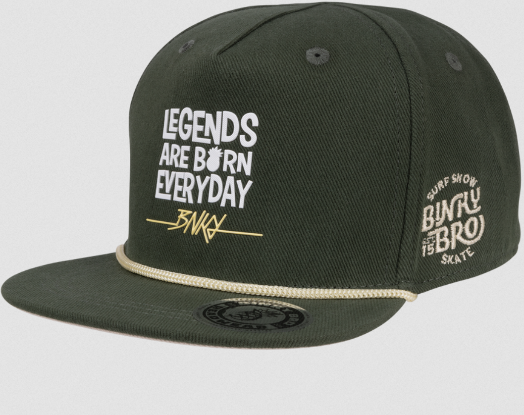 Born Everyday Hat  Green / 3-6 Yr