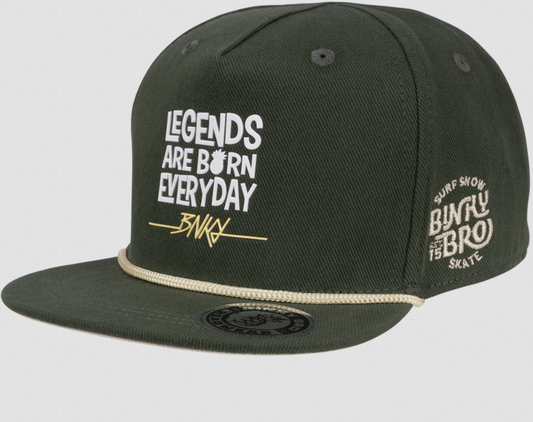 Born Everyday Hat  Green / 3-6 Yr