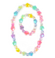 Wish Upon a Rainbow Star Necklace + Bracelet Set