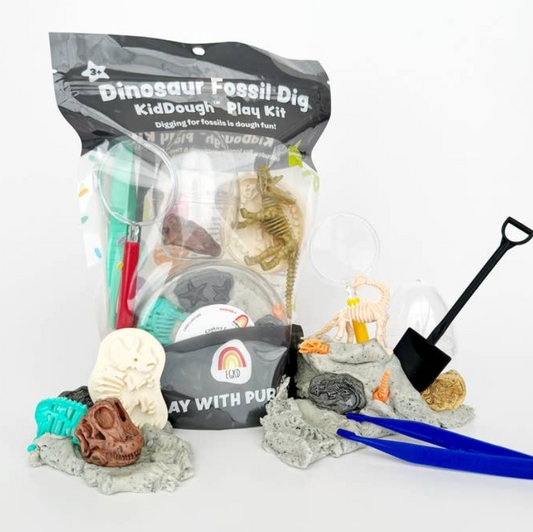 Dinosaur Fossil Dig KidDough Play Kit