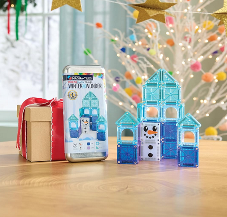 Magna-Tiles Winter Wonder 26-Piece Travel Set