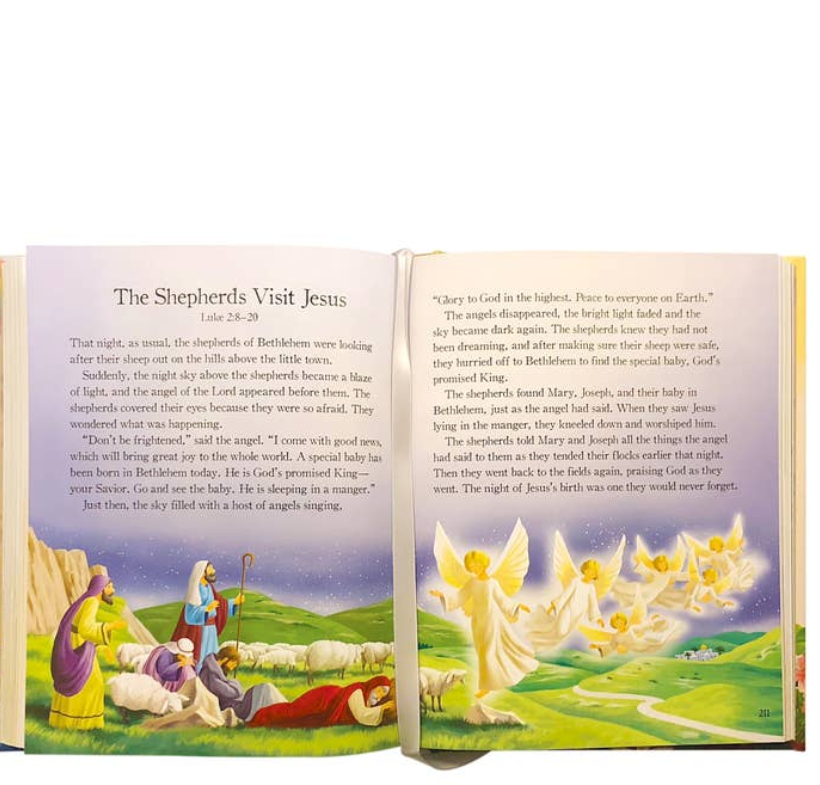 365 Bible Stories and Prayers Religious Keepsake Book