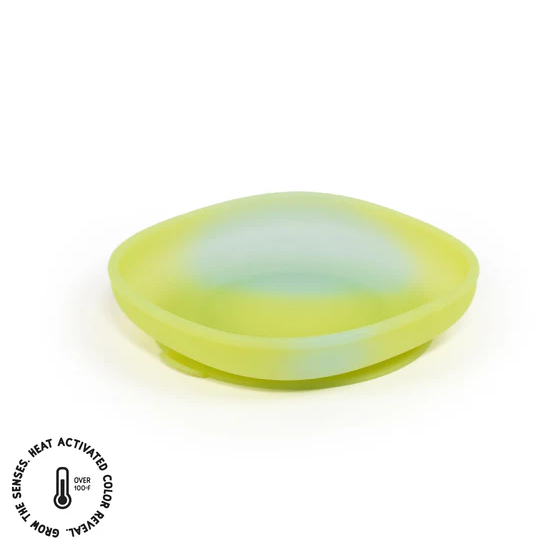 *Color Changing Suction Plate: Aurora Green & Cloud Blue