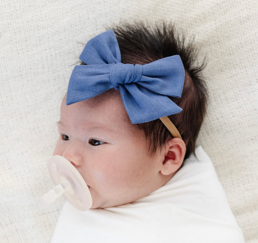 Linen Bow - Cadet Headband- Small
