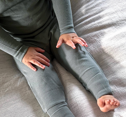 *Sage Waffle Pajamas