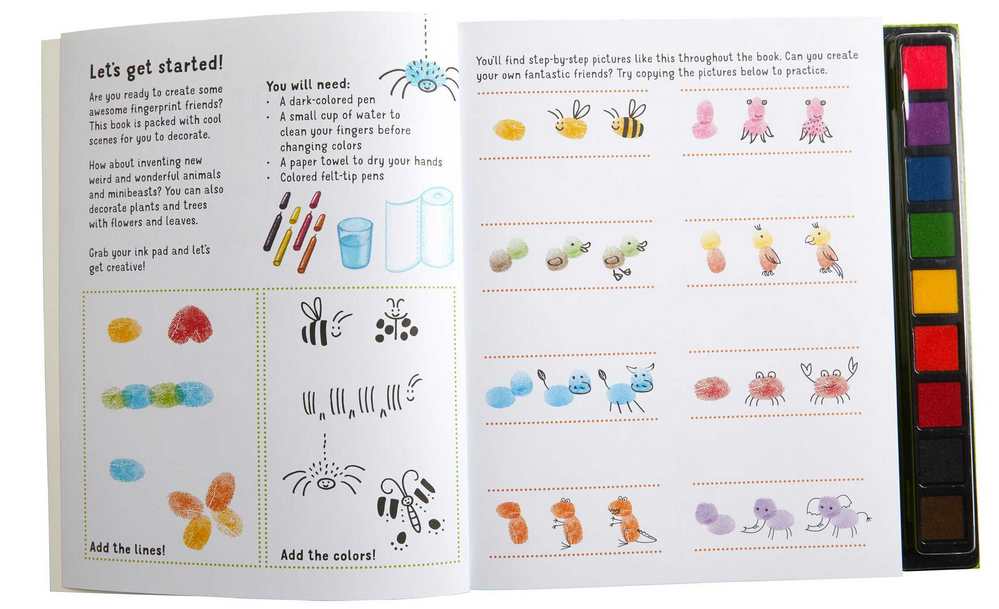 Fingerprint Friends Ink Book