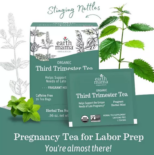 Organic Third Trimester Tea - By Earth Mama - Elegant Mommy