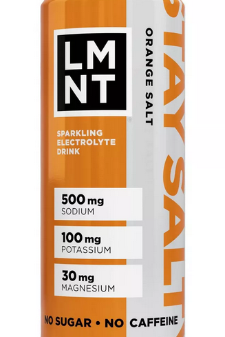 -LMNT 12oz  Sparkling Orange Flat