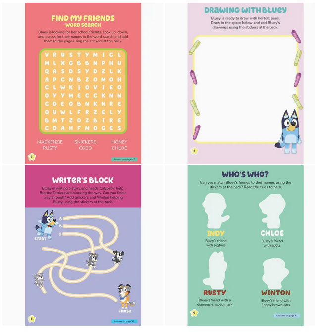 Bluey Stickertivity: Best Friends Activity Book