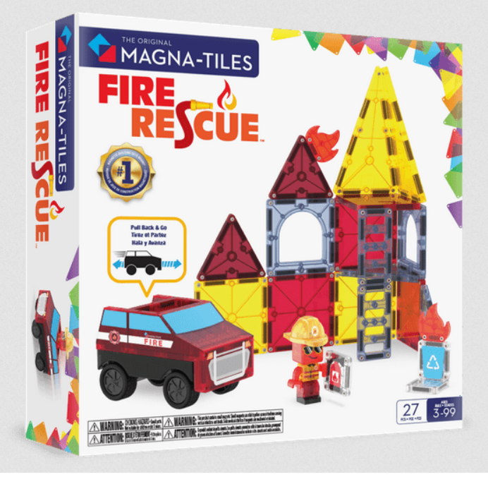 Magna-Tiles Fire Rescue 27-Piece Set