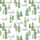 Sugar + Maple Personalized Bib | Pine Trees