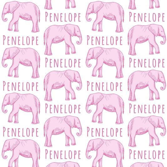 Sugar + Maple Personalized Bib | Elephant