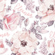 Sugar + Maple Plush Minky Fleece Personalized Blanket | Wallpaper Floral