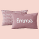 Sugar + Maple Custom Pillow | Centered Name + Repeating Name