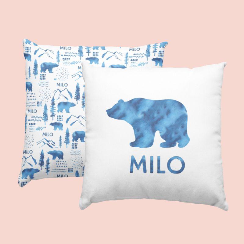 Sugar + Maple Custom Pillow | Centered Woodland