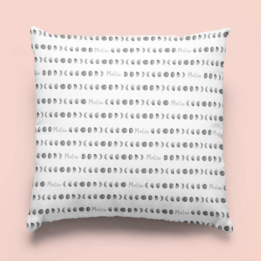 Sugar + Maple Custom Pillow | Moon Phases