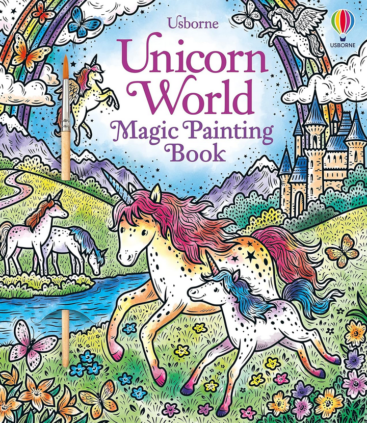 Unicorn World Magic Painting Book