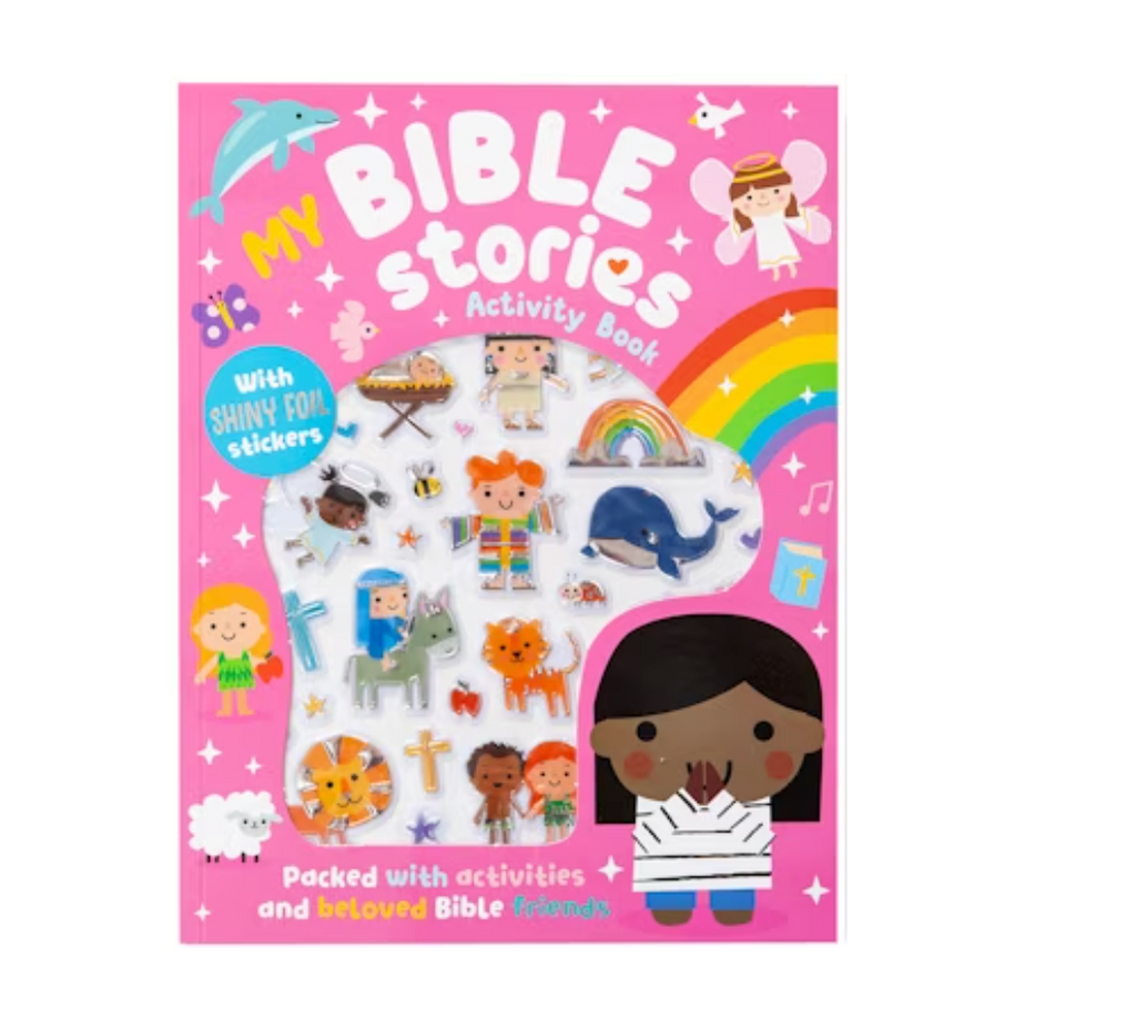 My Bible Story and Activity Book Pink