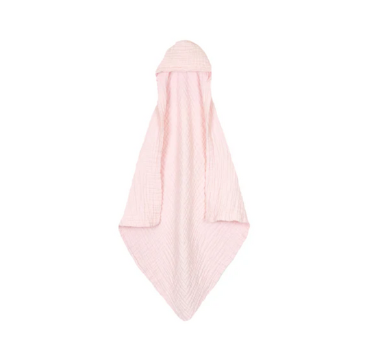 *Blush Infant Hooded Bath Towel