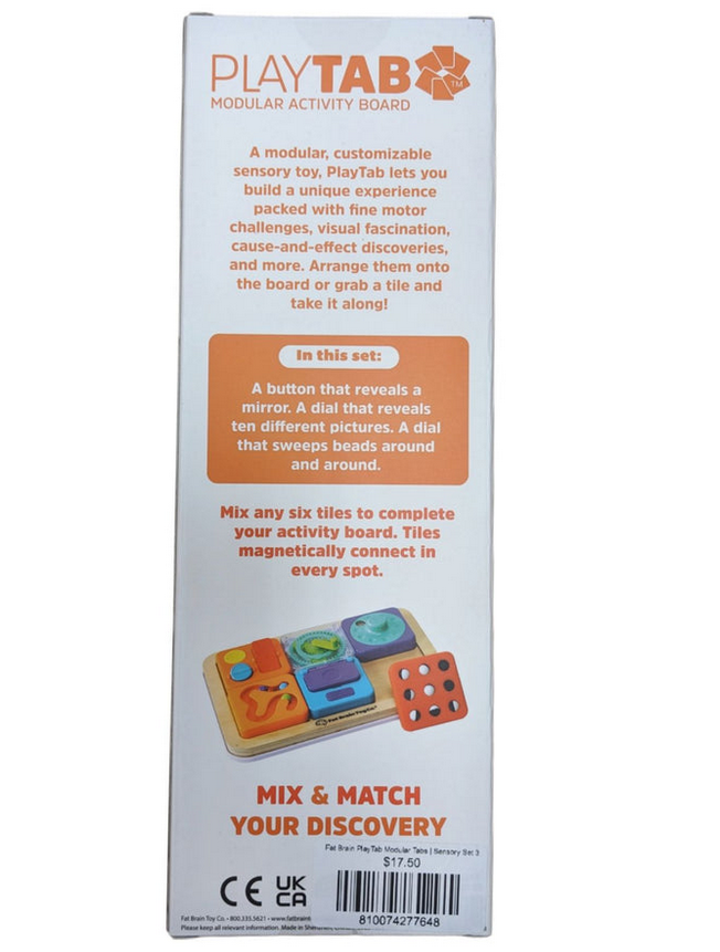 Fat Brain PlayTab Modular Tabs | Sensory Set 3