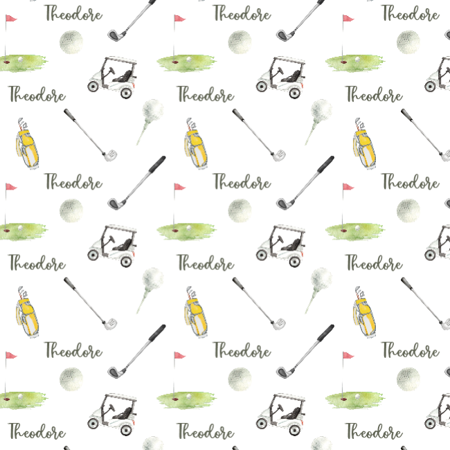 Sugar + Maple Personalized Bib | Putter's Paradise
