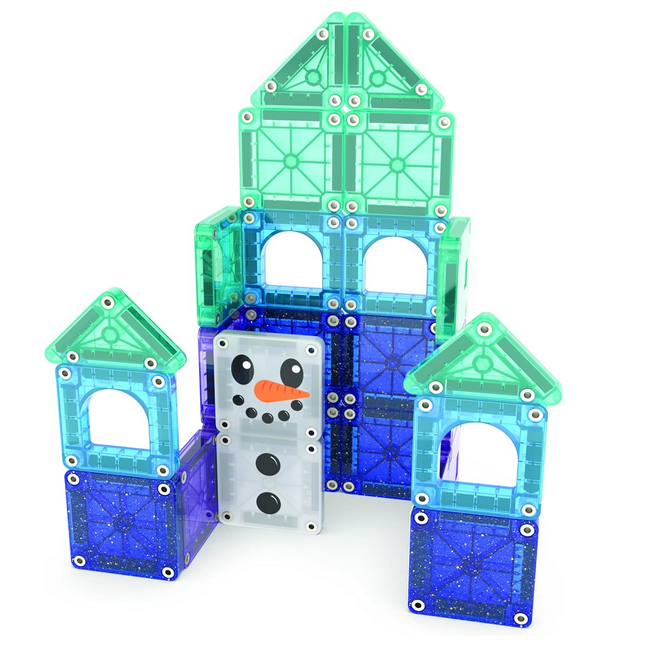 Magna-Tiles Winter Wonder 26-Piece Travel Set