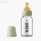 BIBS Baby Glass Bottle Complete Set - 4oz -  Sage