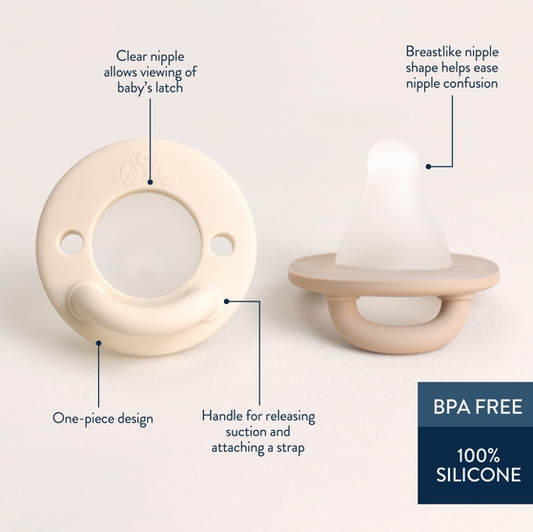 Latch & Soothe™ Breastlike Pacifier - Taupe