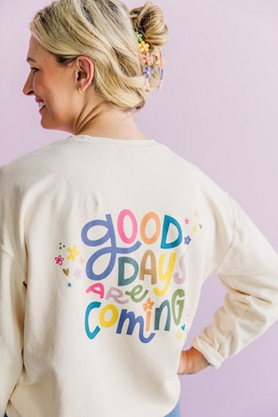 Good Days Crew Neck (Ivory + Color)