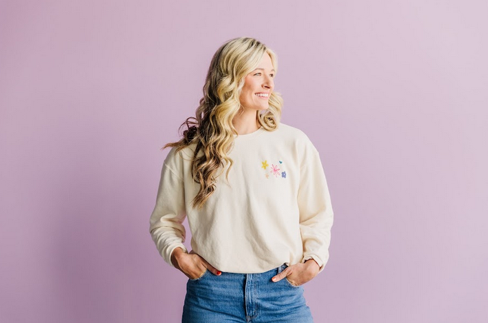 Good Days Crew Neck (Ivory + Color)