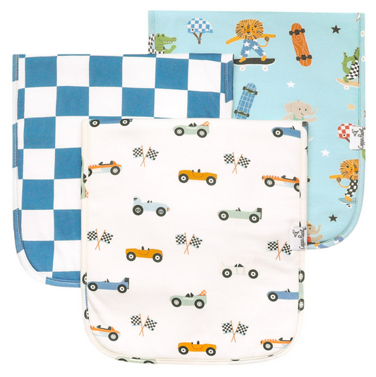 Copper Pearl  Speedster Burp Cloth