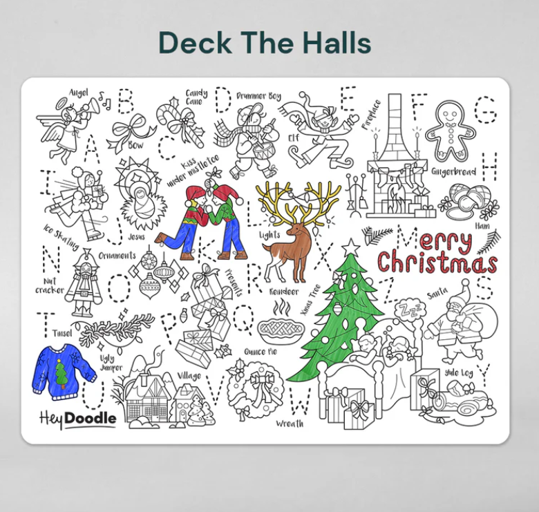 Classic Deck The Halls Activity Mat