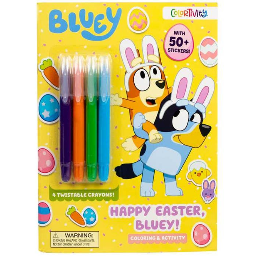 Bluey Colortivity: Happy Easter, Bluey! By Delaney Foerster