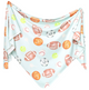KNIT SWADDLE BLANKET - SPORTS MEDLEY
