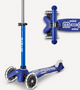 Micro Mini LED Scooter Blue/White