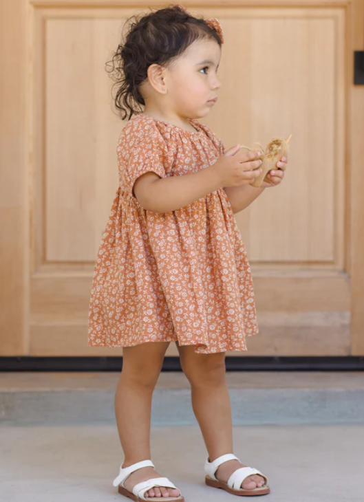 BELLA DRESS POPPY FLORAL