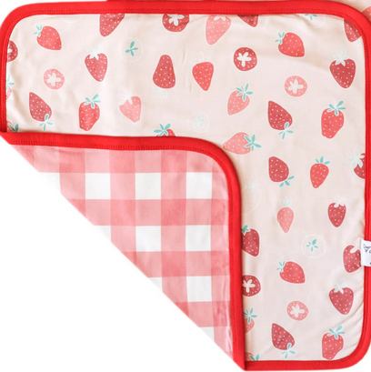 Strawberry Security Blanket Single