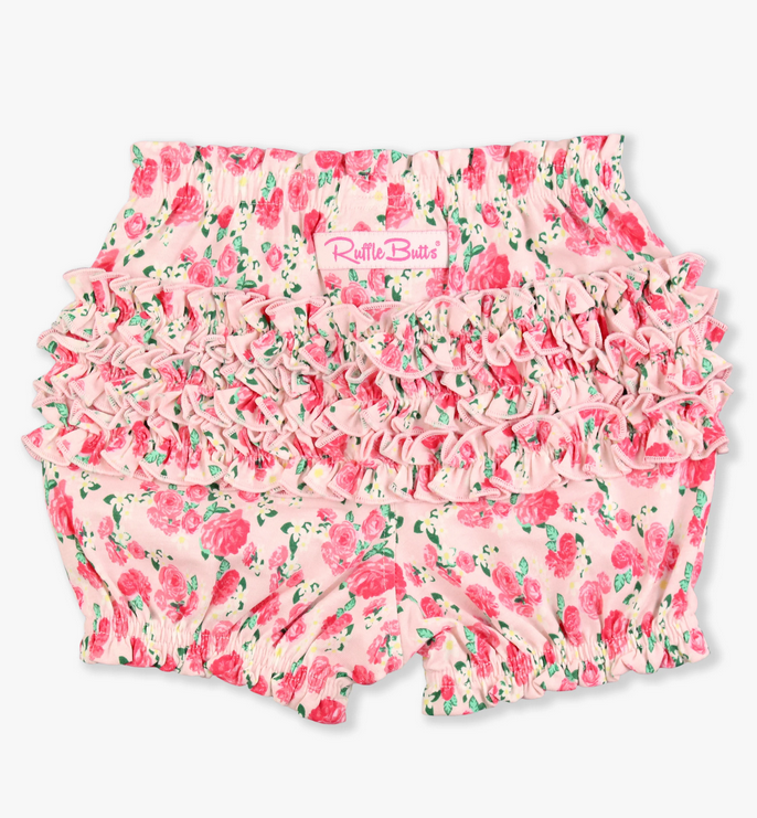 Bubble Knit Shorts - English Roses