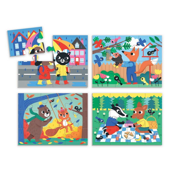 Kindness 4-in-A-Box Puzzle Set