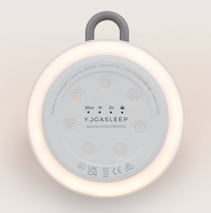Hushh-2 Portable Sleep Sound Machine and Night Light