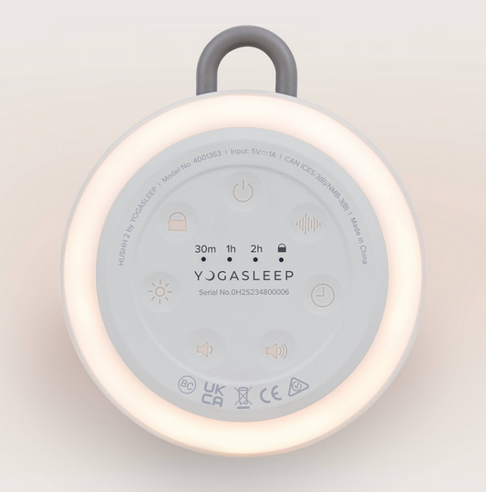 Hushh-2 Portable Sleep Sound Machine and Night Light