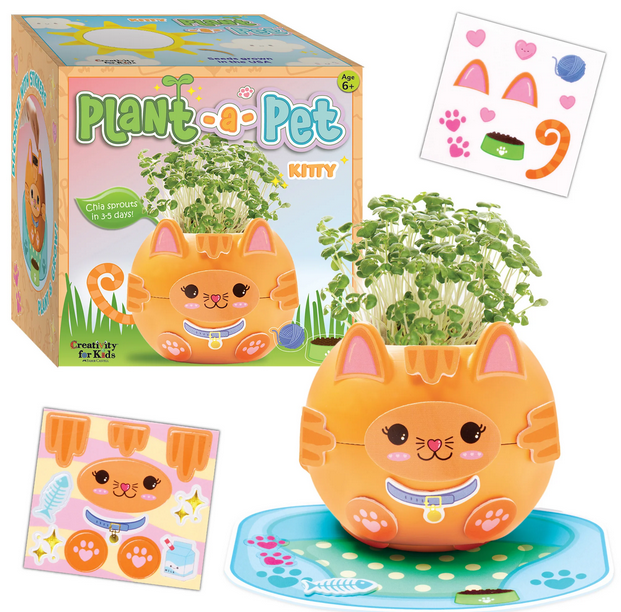 Plant-a-Pet Kitty with Stickers