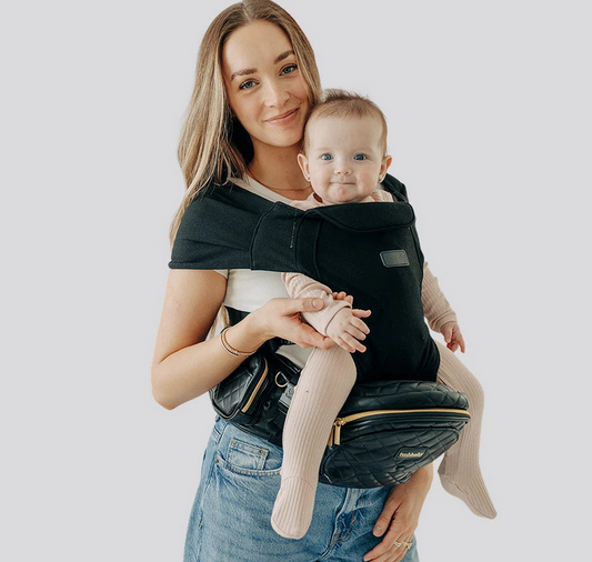 Tushbaby Hip Carrier- Vegan Leather Black