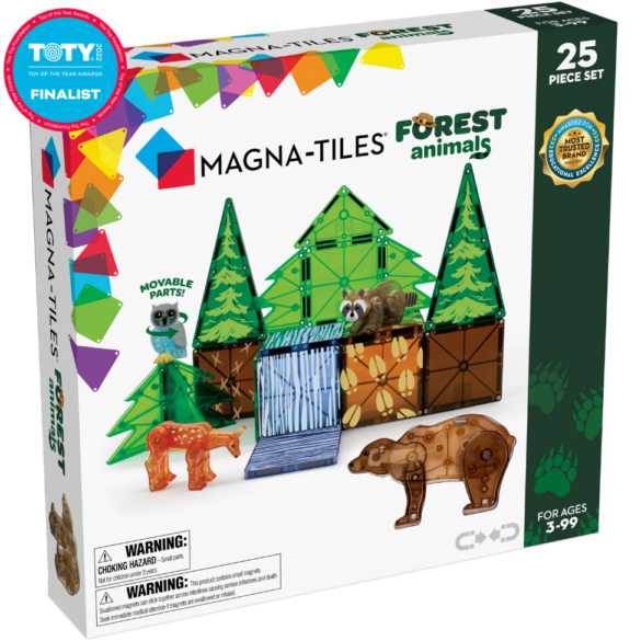 Forest Animals 25- Piece Magna-Tiles Set