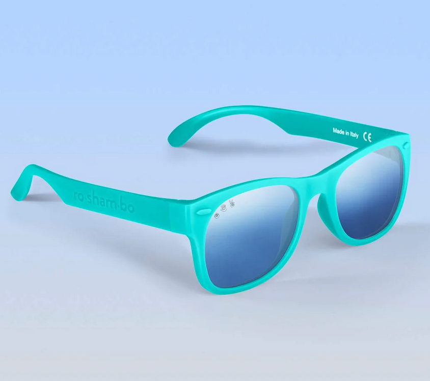 Roshambo Mint /Chrome Polarized Lens -Junior(Ages 5+) - Sunglasses
