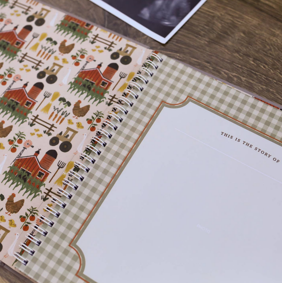 Little Farmer Baby Memory Book