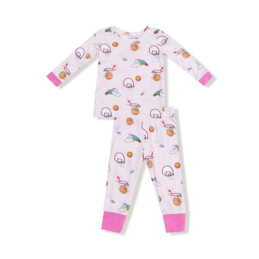 Basketball Pink - L/S Loungewear Set